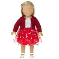 thumbnail image 2 of OEFNTAC Toys Doll Clothes Set for 12-18 Inch Dolls Red Coat Yarn Dress Socks Headband Winter Outfit 30-45cm Sensory Toys, 2 of 6