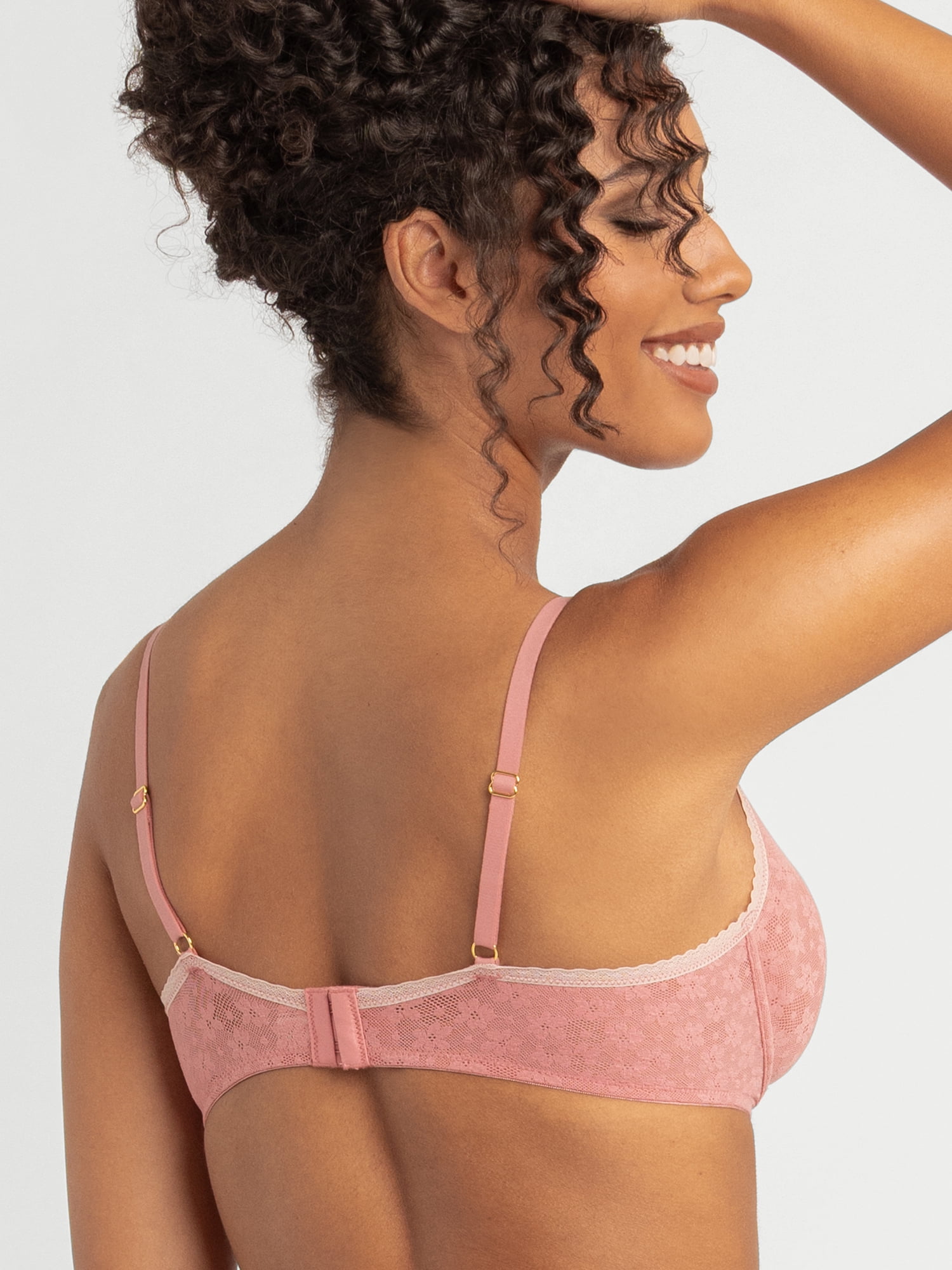 Jessica Simpson Women's Pointelle Lace Balconette Bra, Size 34B-40DD