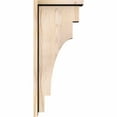 thumbnail image 3 of 5 1/2"W x 12"D x 28"H Mediterranean Smooth Corbel w/Backplate, Douglas Fir, 3 of 9
