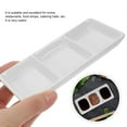 Zcyifa 5pcs Ceramic Serving Platter 3 Compartment Divided Sauce Dishes