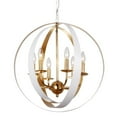 thumbnail image 4 of Six Light Sphere Chandelier-English Bronze/Antique Gold Finish    -Traditional Installation Crystorama Lighting 585-Eb-Ga, 4 of 10