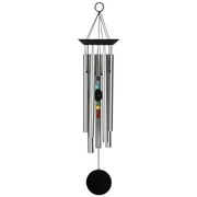 Woodstock Wind Chimes Signature Collection, Woodstock Chakra Chime, 24'' Black Wind Chime CC7L