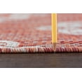 thumbnail image 4 of Veranda Transitional 6.7' x 9.6' Terra and Light Beige Polypropylene Outdoor Area Rug, 4 of 8