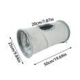 thumbnail image 2 of Foldable Cat Tunnel Toy - Collapsible Suede Pet Play Tube with Peek Holes & Crinkle Liner for Indoor Cats Kittens Puppies Rabbits Ferrets Hide & Seek Games, 2 of 5