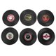 thumbnail image 2 of 6 Unids/set Antideslizante Al Calor CD Vinilo Posavasos Mantel, 2 of 8