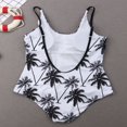 thumbnail image 2 of Family Matching Daddy Mommy and Me One Piece Floral Printed Swimsuit, 2 of 6
