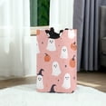 thumbnail image 6 of Yayeee Freestanding Laundry Hamper with Handle Collapsible Large Storage Basket for Clothes, Pink Cartoon Halloween, 6 of 7