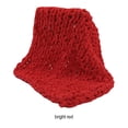 thumbnail image 3 of Matsuzay Manta de punto grueso de poliéster Variedad de colores Manta cálida tejida a mano de amplia aplicación Juegos de cama Gran rojo, 3 of 6