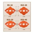 thumbnail image 5 of 4 x Corner Routing Template(R5R10+R15R20+R25R30+R35R40)-Orange, 5 of 6
