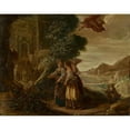 thumbnail image 3 of Jan Tengnagel 14x12 Black Modern Framed Museum Art Print Titled - Mercury and Herse, 3 of 5
