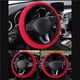 thumbnail image 4 of Kenally Cubiertas universales suaves y cálidas de felpa, cubierta para volante de coche, estilo de coche, decoración automática para invierno Automoción decorativa y accesorios No.1 Kenally VI008743-01, 4 of 5