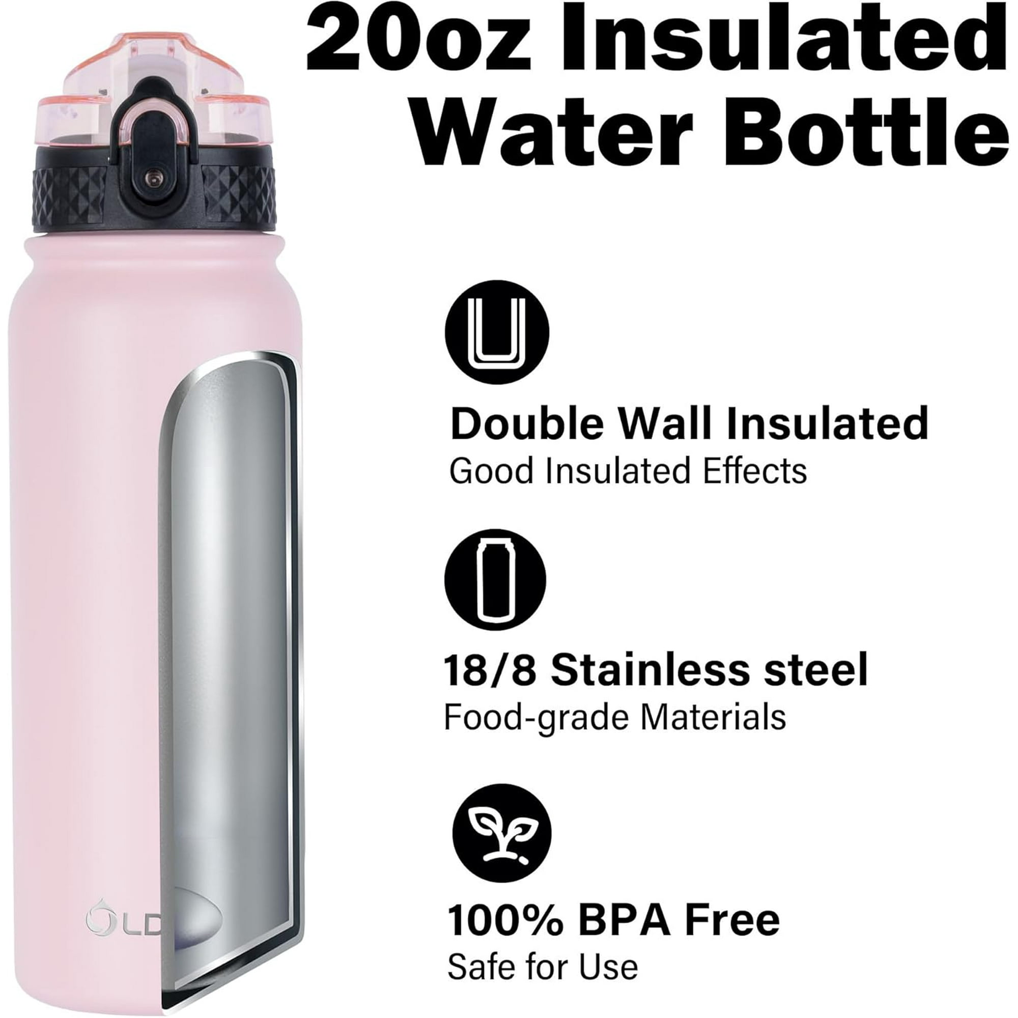 OLDLEY Gourde En Acier Inoxydable 1L Avec Paille - FindTheDeal