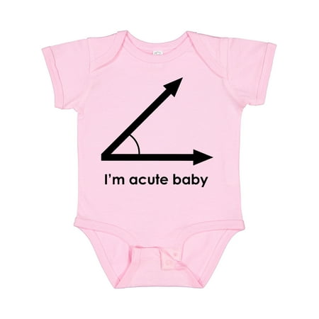 

Inktastic I m Acute Baby Funny Math Pun Gift Baby Boy or Baby Girl Bodysuit