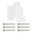 thumbnail image 1 of 46mm Plastic Washers, 100 Sets Plastic Insulation Washers Foam Board Fasteners Polypropylene Washer with Screws for Foam Insulation Board Fixing Insulation Pins Sound Proofing Wall, 1 of 7