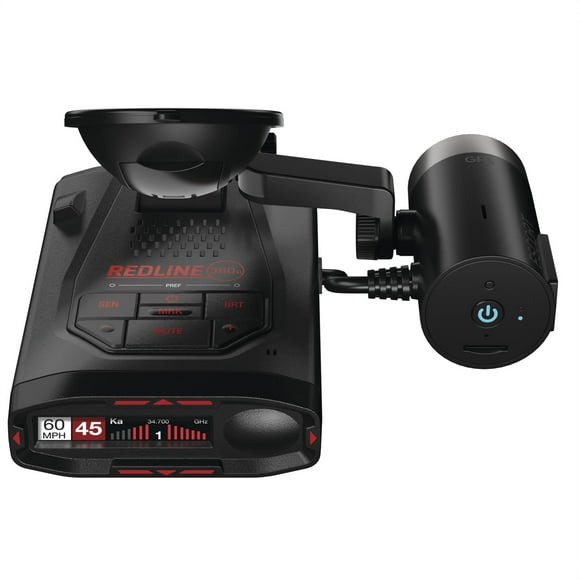 Paquete de detector de radar láser Escort Redline 360c y cámara de tablero inteligente Escort M2: video HD, alcance extremo, filtrado asistido por IA, WiFi incorporado, basado en GPS, compatible con A