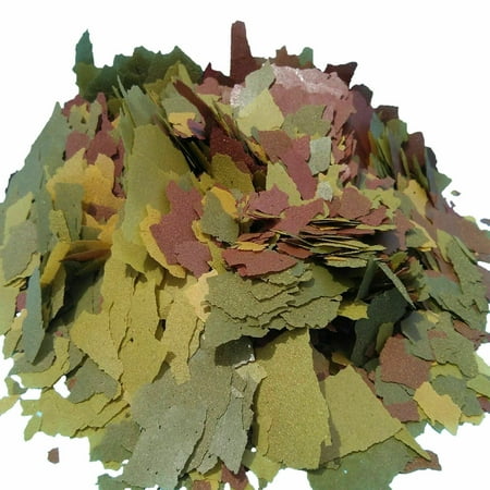 5-lbs Premium Flakes, Your Choice, FREE 12-Type Blackworm/Color Pellets Included - Angel Fish Flakes
