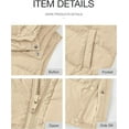 thumbnail image 6 of FreshPretty Long Puffer Vest Women Quilted Hooded Button Down Zip Up Sleeveless Vests Outerwear Padded Jacket Fall Winter Coat, 6 of 6
