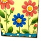 thumbnail image 5 of Wosthever Placa colgante de de Pascua de tres flores, tablero de puerta de Festival, colgador de letrero decorativo, tablón de impresión Decoración del hogar, 5 of 6