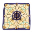 thumbnail image 1 of Lovoski Seda Mujer Floral Cuadrado Bufanda Bolso Decoración Hugo Pañuelo cuadrado para mujer, 1 of 7