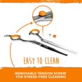 thumbnail image 4 of Mighty Paw Professional Dog Grooming Shears 2 Pack Pet Hair Cutting Scissors Set, 4 of 9