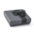 thumbnail image 4 of 6pcs Bowknot Organza Ribbon Cardboard Bracelet Bangle Gift boxes Square Black 9x9x2.7cm Paper, 4 of 5