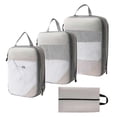 thumbnail image 1 of 4pcs Compression Packing Cubes For Suitcases, Extensible Compression Cubes Suitcase Organiser,50% Of, 1 of 5