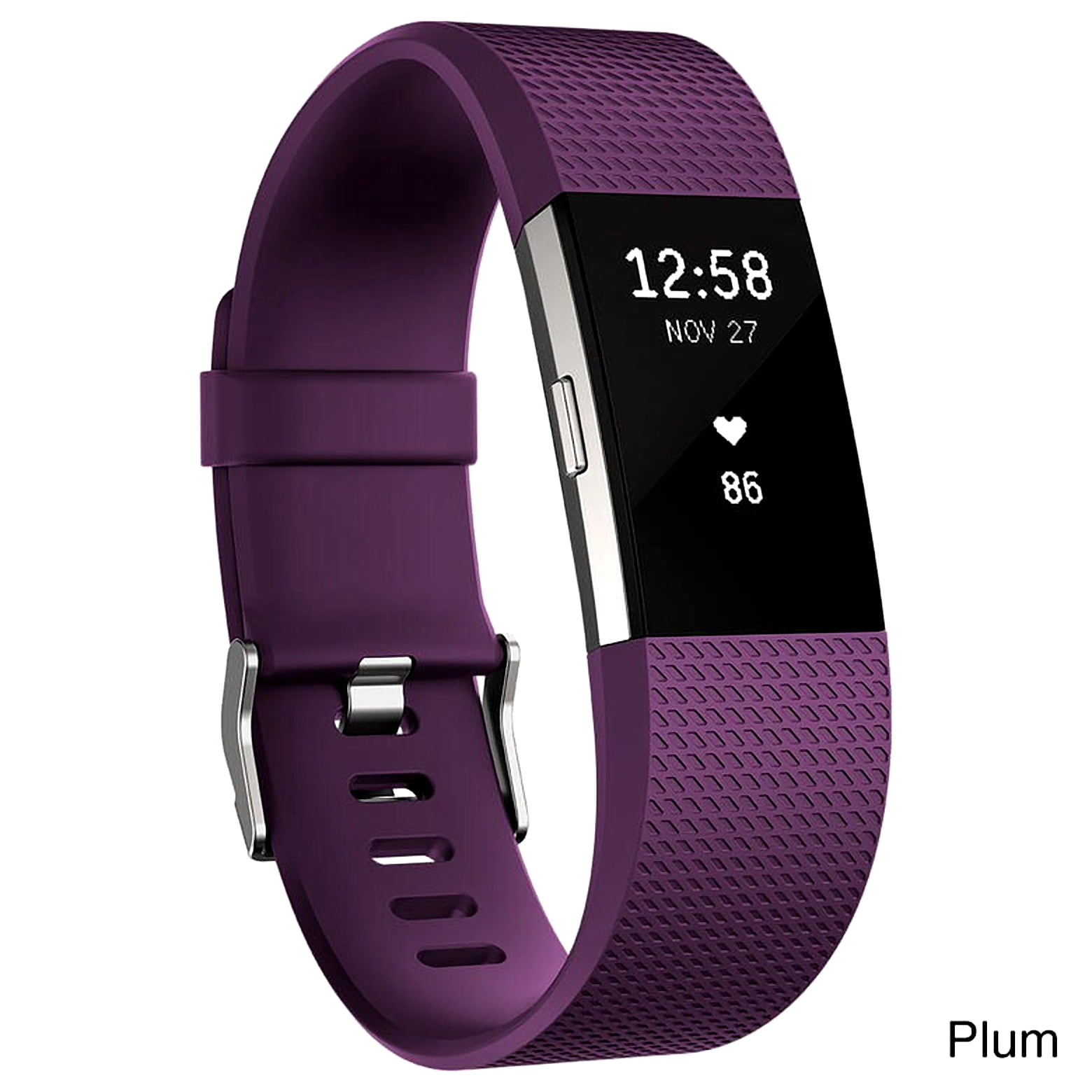 Fitbit Charge2  Plum Lサイズ FB407SPML-JPN Fitbit Charge 2 Electronics Watch, Activity Fitness Tracker with