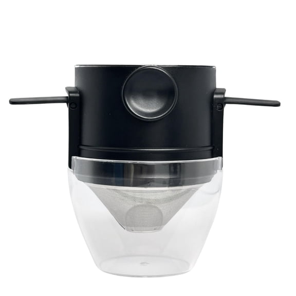 Pour Over Coffee Maker,Portable Stainless Steel Reusable Coffee Filter, Mini Collapsible Paperless Single Serve 1 Cup Coffee Dripper Cup Easy To Clean For Travel Campingvel