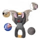 thumbnail image 4 of 220 PCS Juguete chillón para perros, juguetes para masticar de felpa para perros pequeños y medianos, cachorros, lindos animales, murciélago, Civet, gato, chimpancés, regalo inter, 4 of 5