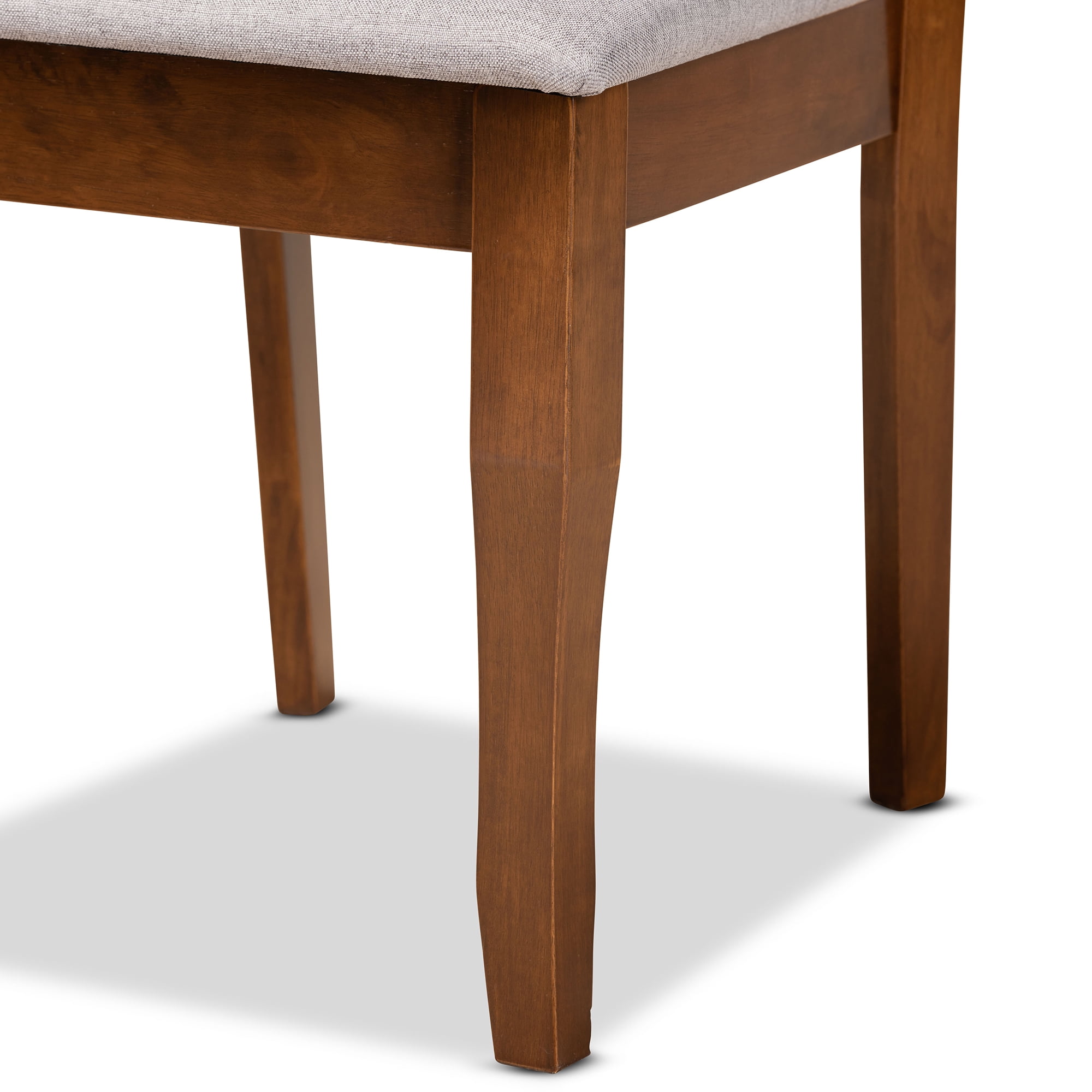 Baxton Studio Mael Dining Chair, Set of 2, Grey