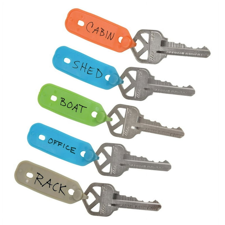 Nite Ize IdentiKey 2.4 in. D Plastic Assorted Identifiers Key Holder Nite Ize IdentiKey 2.4 in. D Plastic Assorted Identifiers Key Holder