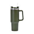 thumbnail image 1 of S-tanley aislado genérico, 1 juego de vaso de 40 onzas con asa y tapa de popote, taza aislada reutilizable de acero inoxidable para botella de agua, vaso de 40 onzas con asa, 1 of 8