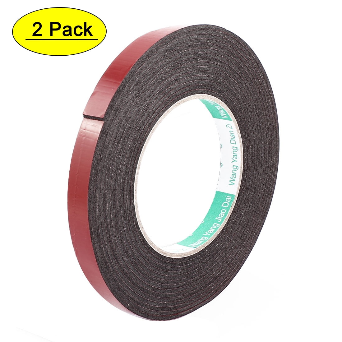 White 2-Roll （Super Strong Tape/Waterpoor） 2-Roll （Super Strong Tape/Waterpoor） Aquelo 2 Roll Clear Indoor Mounting Tape Clear Double Side Tape 2-inch x 120-inches 