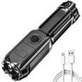 thumbnail image 1 of LED Strong Light Flashlight Water Resistant Super Bright Pocket-Sized Torch for Mountaineering Hiking Outage, 1 of 5
