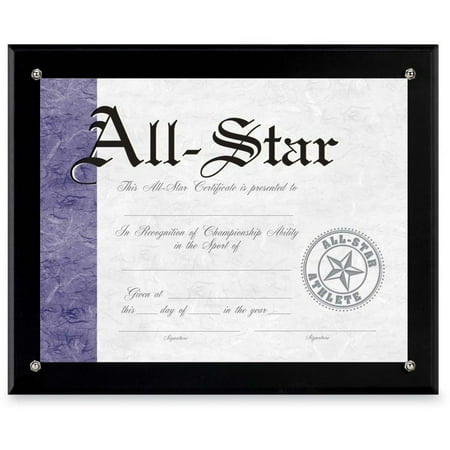 Burnes Document Plaque-In-An-Instant Kit