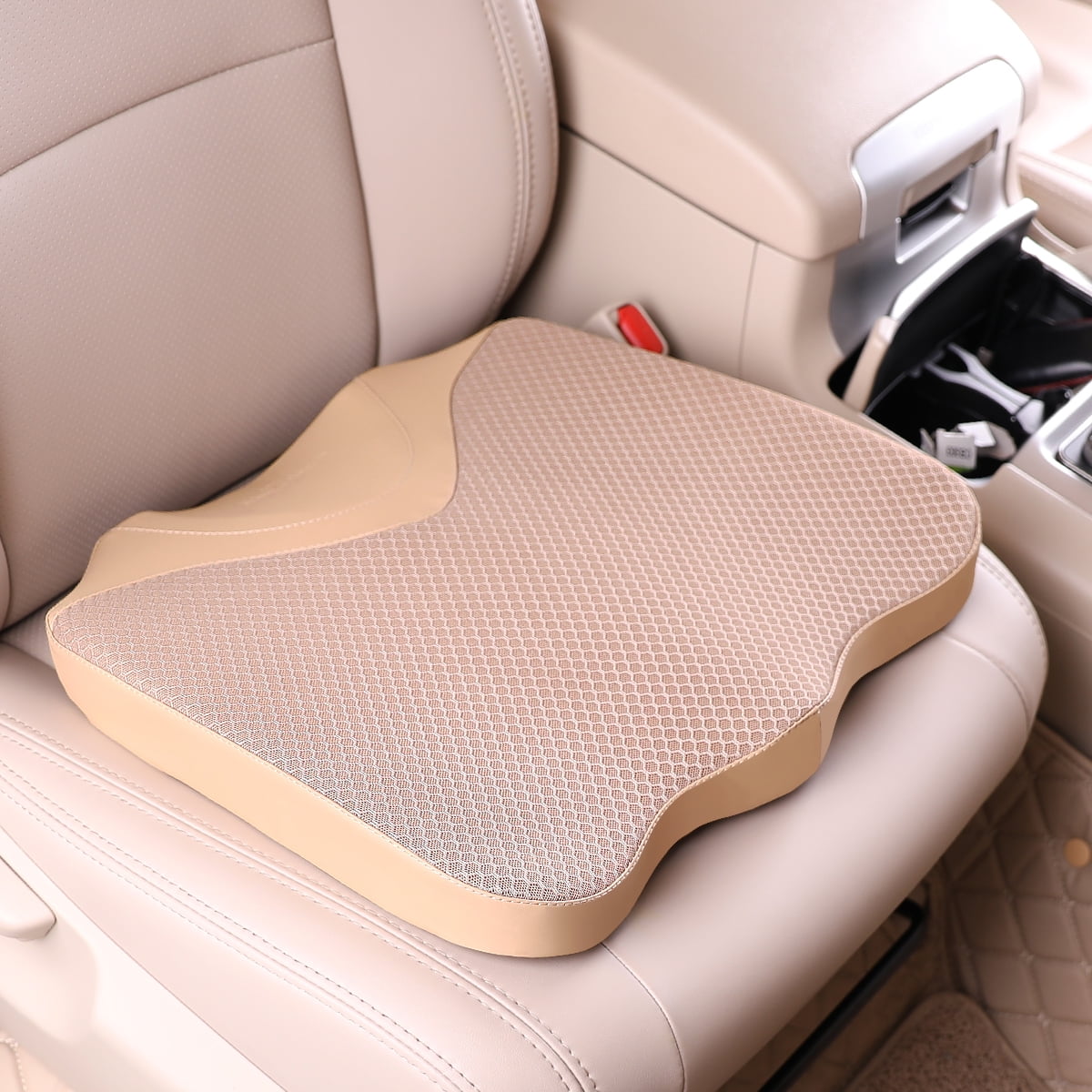 Car Seat Cushion Back Cushion,Auto Heightening Height Boost Mat Seat Pad for Office Dining Classroom Auto blue 