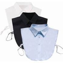YEKEYI Fake Collar Detachable Collar Blouse Dickey Half Shirts Peter Pan Collar