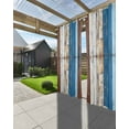 thumbnail image 3 of nqOlkjepod Outdoor Curtains for Patio Waterproof, Colorful Wooden Outdoor Privacy Panels Grommet, Vintage Farmhouse Wood Blackout Outside Curtains for Porch/Cabana/Pergola/Gazebo 54"x108", 1 Panel, 3 of 8