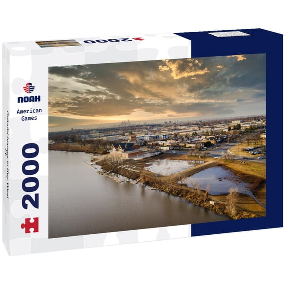 Noah Jigsaw Puzzle Colorful houses in Key West, FL 2000 pieces