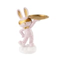 thumbnail image 3 of Figura de conejo creativa, organizador de escritorio, bandeja de almacenamiento de joyería multifuncional de resina, bandeja de servicio, estatua para rosas Macarena Estatuilla de escritorio, 3 of 8