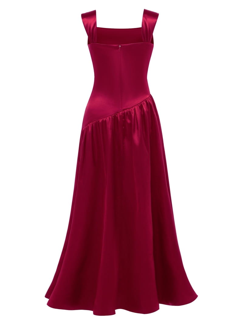 jr bridesmaid dresses burgundy Burgundy Bridesmaid Dress Chiffon Size Medium