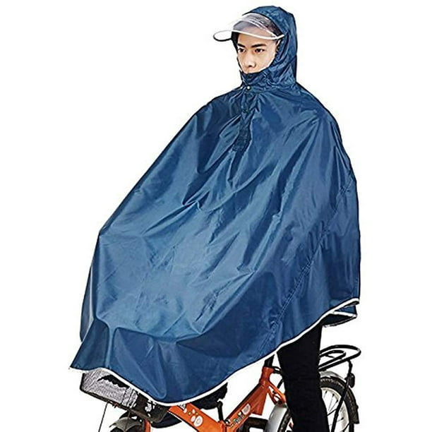 Rain poncho for camping bike raincoat rain cover with hood, poncho ， riding adults and portable - Walmart.com