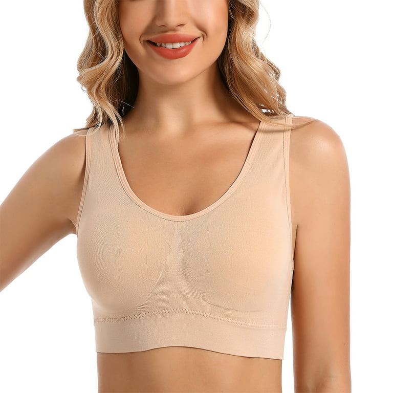 Comfortable Wirefree Shaper Bra For Women,push Up Seamless Sports