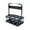 Black, variant on Drink Rack Carrier with Handle,Plastic Cup Carriers for Drinks,Foldable Drink Delivery Carrier,Portable Cup Holder Accessories,Reusable Drink Caddy with Tray for Coffee, Beverages,Beer