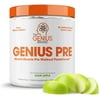 Pre Workout Powder– All Natural Nootropic Preworkout & Caffeine Free W/Beta Alanine| Boost Focus, & Energy Supplement – Genius Brand Sour Apple