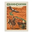 thumbnail image 2 of Grand Canyon National Park, Arizona, Woodblock (1000 Piece Puzzle, Size 19x27, Challenging Jigsaw Puzzle for Adults and Family, Made in USA), 2 of 4