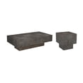 thumbnail image 5 of Taran Designs Maria Solid Wood Coffee Table in Dark Gray, 5 of 6