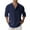 Royal Blue #16, variant on Dresfit Linen Shirt for Men Solid Button Shirts Spring Plus Size Henley Long Sleeve Tops 2026 Big and Tall Slim Fit Hippie Vacation Shirt White 2XL