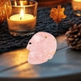 thumbnail image 5 of YIKA Halloween Decoration Natural Crystal Gravel Drip Resin Skull Skull Resin Crafts Halloween Decoration Ghost Head Gift Halloween Ornaments, 5 of 9