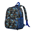 thumbnail image 2 of Monster Truck Off Road Pattern Backpack Backpack for School,Schoolbag with Adjustable Shoulder Straps & Padded Back,13.8"x11.4"x6", 2 of 6